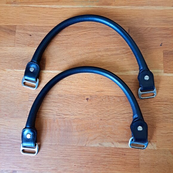 Rebecca Minkoff Black Matinee Rolled Handles - Picture 1 of 11